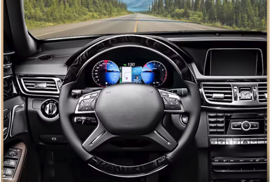 Preview: NEU * Digitaler Tacho mit Carplay für Mercedes Benz E Klasse W207/W212 2010-2015